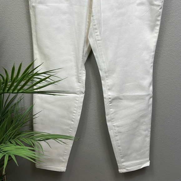 NWT Athleta Sculptek Skinny White Jeans Summer Plus Size Jeans 22X - Picture 5 of 8